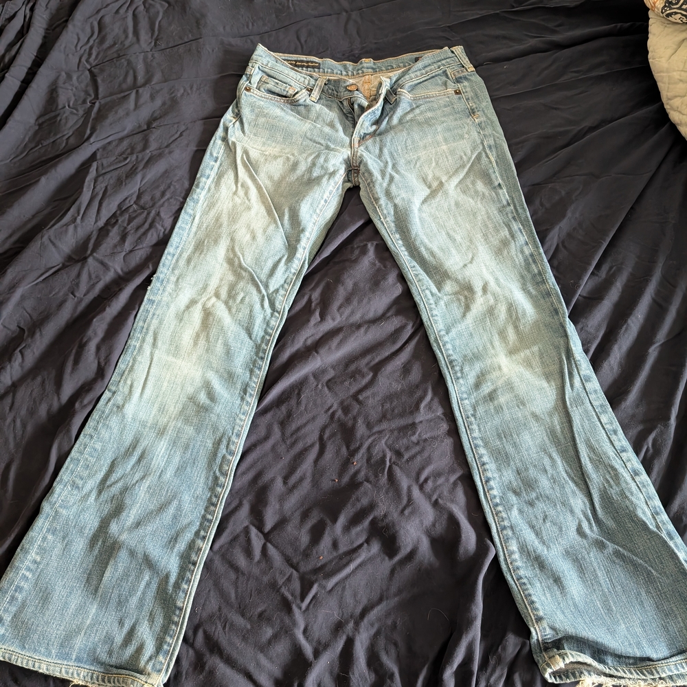 Light Wash Bootcut Jeans